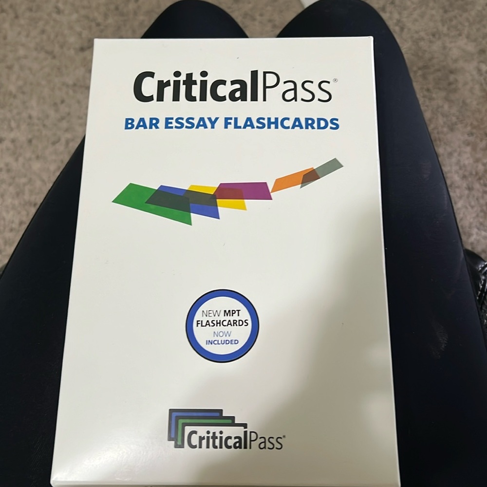 Critical Pass Bar Exam Essay Flashcards